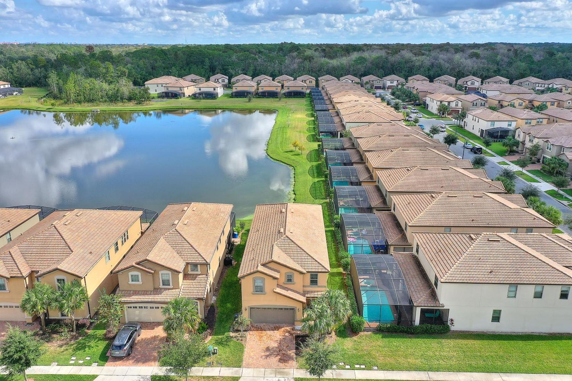 Stylish Cozy Family Getaway With Private Pool And Lake View Kissimmee Extérieur photo