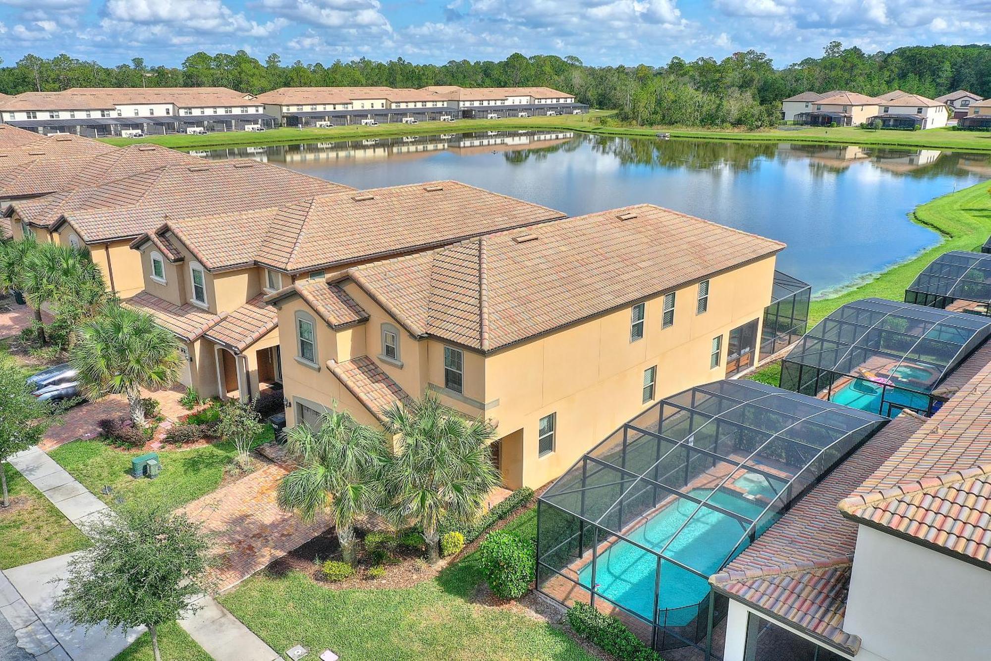 Stylish Cozy Family Getaway With Private Pool And Lake View Kissimmee Extérieur photo